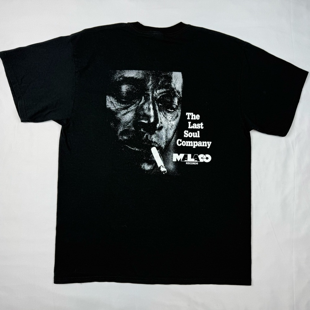 Malaco Records Mens T-Shirt Sz Large The Last Soul Company Blues Gospel Black C1